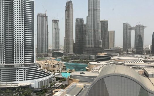 The Address Fountain Views Tower 2 with a one-bedroom apartment on a high floor boasting a Burj Khalifa view