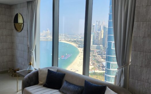 3-bed apartment with upgraded furnishing and stunning sea view in 52|42 Tower 1