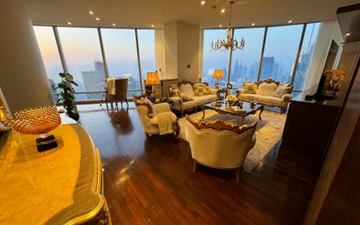 Burj Khalifa 3-bedroom+ Maid + Study Room in High Floor with Stunning Views