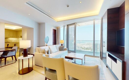 Spacious 2-Bedroom in Address Sky View Tower 2 with Sea View